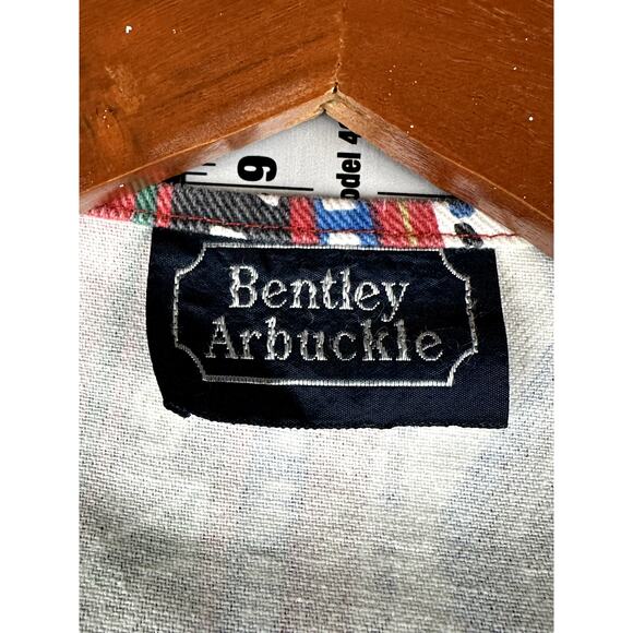 Bentley Arbuckle Wrap Skirt Southwest Aztec Pattern Vintage 90s OSFA Adjustable - Picture 2 of 4